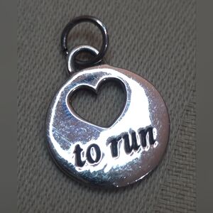 LOVE TO RUN STERLING SILVER 925 PENDANT